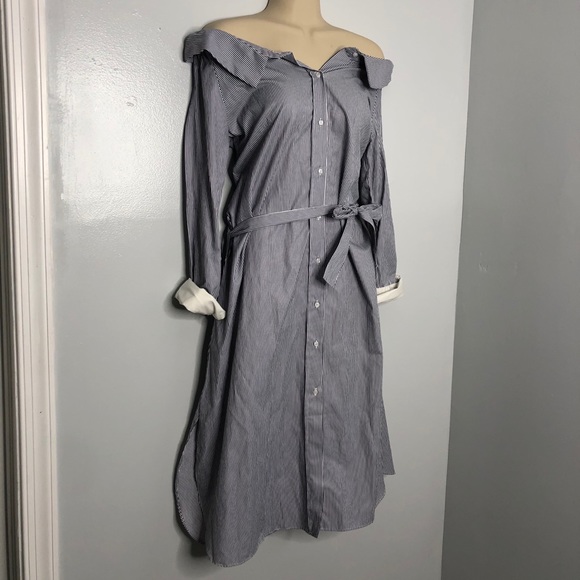 Nice Martin off the shoulder button up dress 6 - Picture 4 of 9
